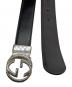 GUCCI (グッチ) レザーベルト 036・1192  ブラック サイズ:26：12000円