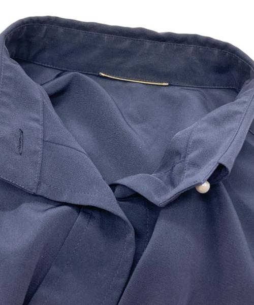 L'appartement（アパルトモン）L'appartement (アパルトモン) SILKY DECHINE SHIRTS　21050560300030　長袖シャツ ネイビー サイズ:FREEの古着・服飾アイテム