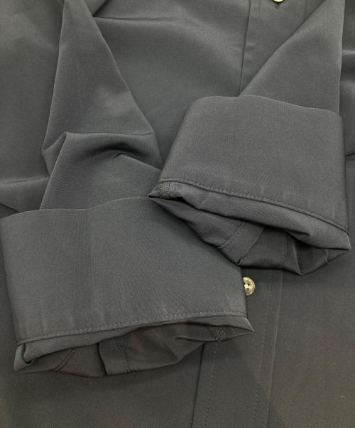 L'appartement（アパルトモン）L'appartement (アパルトモン) SILKY DECHINE SHIRTS　21050560300030　長袖シャツ ネイビー サイズ:FREEの古着・服飾アイテム