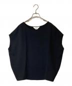 SOEJUソージュ）の古着「ショートスリーブコクーンブラウス　S-01-SB-008」｜ブラック