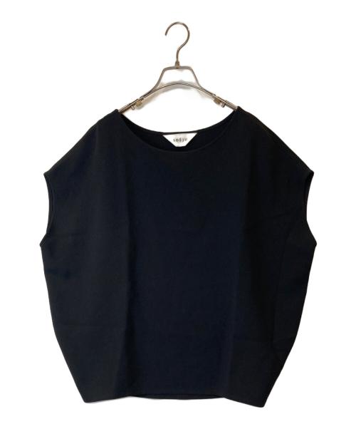 SOEJU（ソージュ）SOEJU (ソージュ) ショートスリーブコクーンブラウス　S-01-SB-008 ブラック サイズ:Lの古着・服飾アイテム