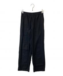 SLOBE IENA（スローブ イエナ）の古着「レーヨンリネン イージーパンツ　24030912308020」｜ブラック