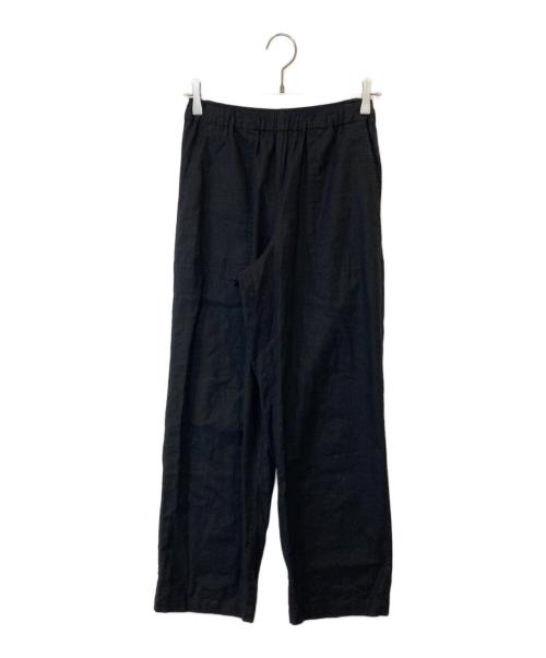 SLOBE IENA（スローブ イエナ）SLOBE IENA (スローブ イエナ) レーヨンリネン イージーパンツ　24030912308020 ブラック サイズ:36の古着・服飾アイテム