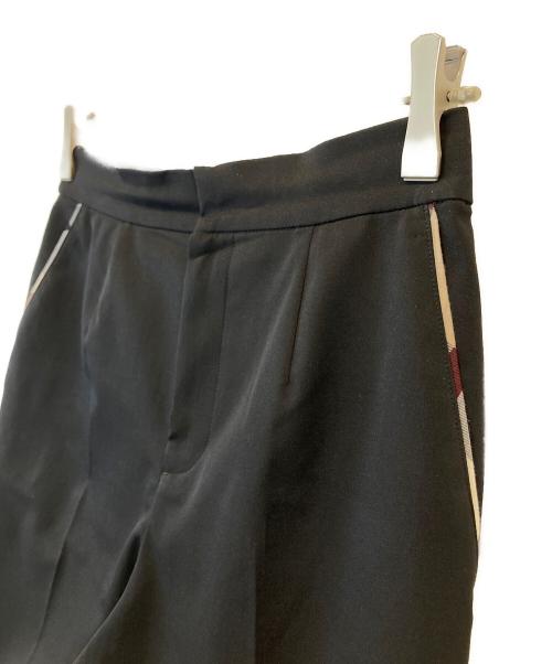 BLUE LABEL CRESTBRIDGE（ブルーレーベルクレストブリッジ）BLUE LABEL CRESTBRIDGE (ブルーレーベルクレストブリッジ) マルチヴィンテージツイルテーパードパンツ　55R04-539-09 ブラック サイズ:Sの古着・服飾アイテム