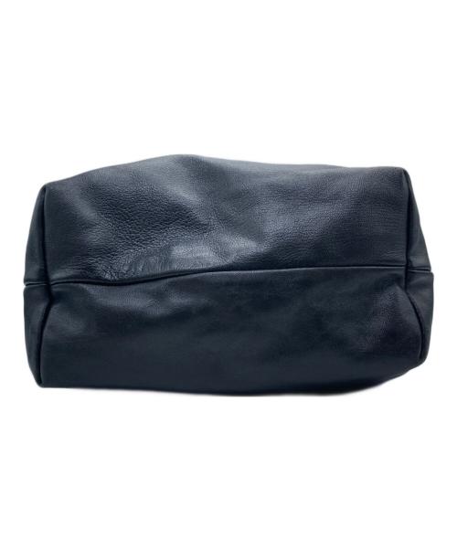 CELERI（セルリ）CELERI (セルリ) レザー巾着ショルダーバッグ ブラックの古着・服飾アイテム