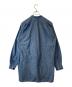 HEUGN (ユーゲン) Chambray Rob コットンシャンブレーバンドカラーシャツ　SHIRTS 023 ブルー サイズ:2：20000円