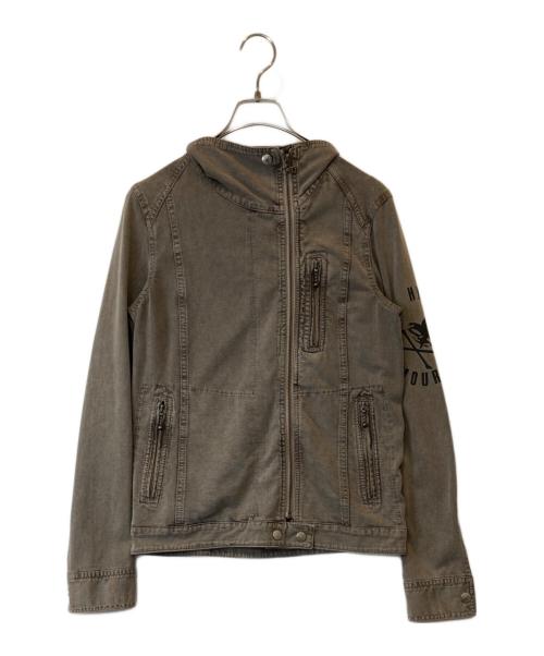 Hysteric Glamour（ヒステリックグラマー）Hysteric Glamour (ヒステリックグラマー) ブルゾン　0102CJ02 グレー サイズ:FREEの古着・服飾アイテム
