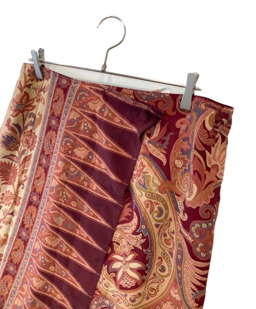 ETRO（エトロ）ETRO (エトロ) ペイズリー柄ラップスカート エンジ サイズ:42の古着・服飾アイテム