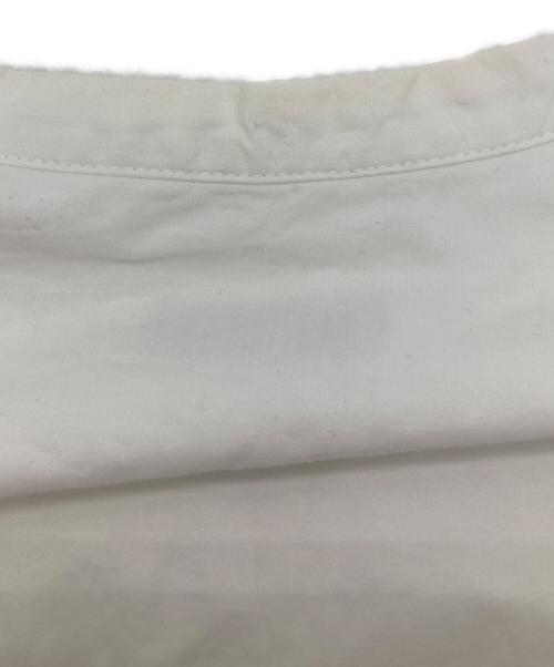 CLANE（クラネ）CLANE (クラネ) プリーツレイヤーノースリーブシャツ　18108-3161 ホワイト サイズ:1の古着・服飾アイテム
