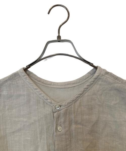 nest Robe（ネストローブ）nest Robe (ネストローブ) リネンガーゼイレギュラーヘムワンピース　01192-1151 ベージュ サイズ:FREEの古着・服飾アイテム