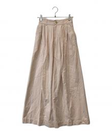 BABYLONE（バビロン）の古着「ウェザータックワイドパンツ　2360010746」｜ピンク