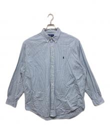 RALPH LAUREN（ラルフローレン）の古着「ギンガムチェックシャツ」｜スカイブルー