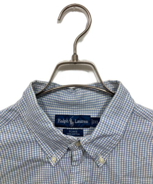 RALPH LAUREN（ラルフローレン）RALPH LAUREN (ラルフローレン) ギンガムチェックシャツ スカイブルー サイズ:XLの古着・服飾アイテム