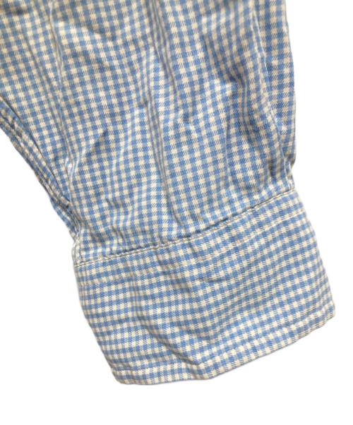 RALPH LAUREN（ラルフローレン）RALPH LAUREN (ラルフローレン) ギンガムチェックシャツ スカイブルー サイズ:XLの古着・服飾アイテム