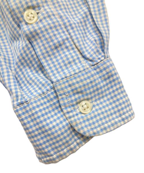 RALPH LAUREN（ラルフローレン）RALPH LAUREN (ラルフローレン) ギンガムチェックシャツ スカイブルー サイズ:XLの古着・服飾アイテム