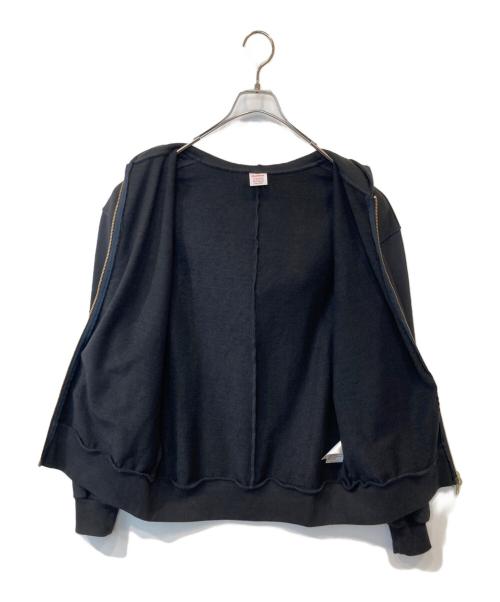 Healthknit（ヘルスニット）Healthknit (ヘルスニット) Wジップパーカー ブラック サイズ:FREEの古着・服飾アイテム