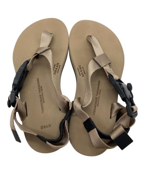 HYKE（ハイク）HYKE (ハイク) BAREFOOT SANDALS FIDLOCK ver 	BLA-32020-A サンダル ベージュ サイズ:23-23.5の古着・服飾アイテム