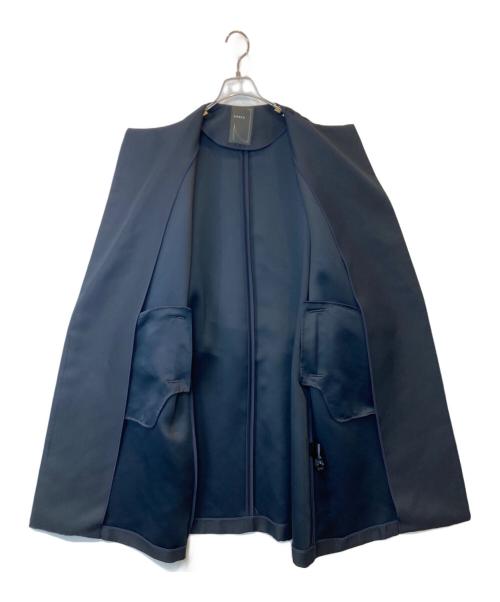 Noble（ノーブル）Noble (ノーブル) トリプルクロスガウンコート ネイビー サイズ:38の古着・服飾アイテム