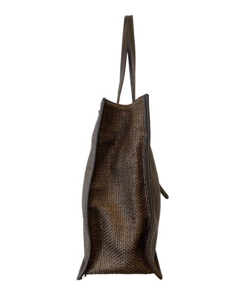 IACUCCI（イアクッチ）IACUCCI (イアクッチ) スクエア型トートバッグ/GIULIETTA（ジュリエッタ） ブラウンの古着・服飾アイテム