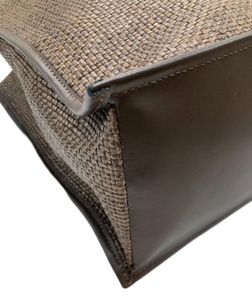 IACUCCI（イアクッチ）IACUCCI (イアクッチ) スクエア型トートバッグ/GIULIETTA（ジュリエッタ） ブラウンの古着・服飾アイテム