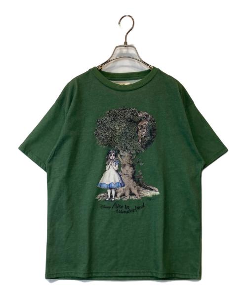 DISNEY（ディズニー）DISNEY (ディズニー) Tシャツ グリーン サイズ:FREEの古着・服飾アイテム