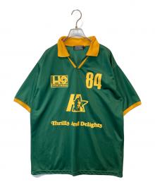 Hysteric Glamour（ヒステリックグラマー）の古着「HYSTERIC84 ゲームシャツ 02241CH07」｜グリーン×イエロー