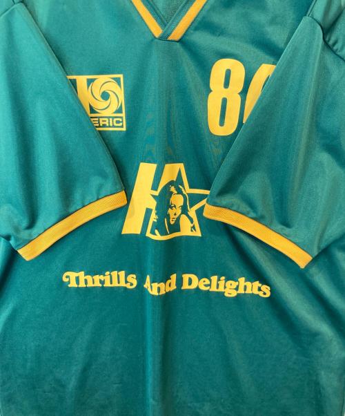 Hysteric Glamour（ヒステリックグラマー）Hysteric Glamour (ヒステリックグラマー) HYSTERIC84 ゲームシャツ 02241CH07 グリーン×イエロー サイズ:Lの古着・服飾アイテム