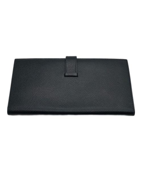 HERMES（エルメス）HERMES (エルメス) 2つ折り財布 □B 1N ブラックの古着・服飾アイテム
