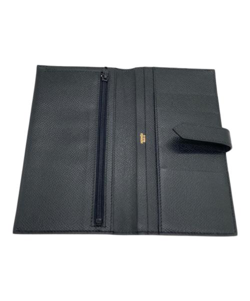 HERMES（エルメス）HERMES (エルメス) 2つ折り財布 □B 1N ブラックの古着・服飾アイテム