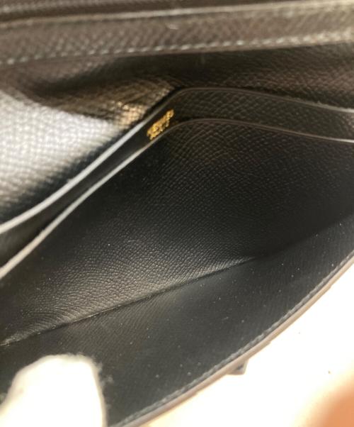 HERMES（エルメス）HERMES (エルメス) 2つ折り財布 □B 1N ブラックの古着・服飾アイテム