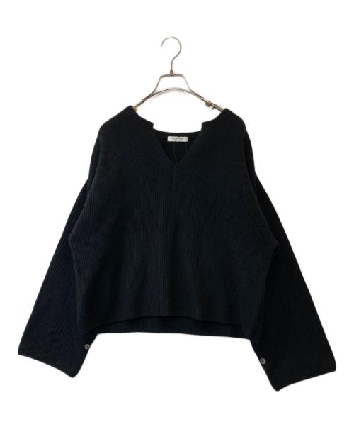 MACPHEE（マカフィー）MACPHEE (マカフィー) NZ LAMBS 9G 2-wayプルオーバー　12-02-44-02206 ブラック サイズ:Sの古着・服飾アイテム