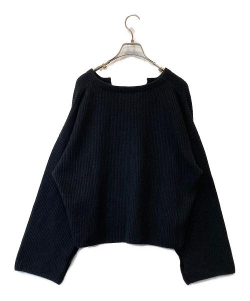 MACPHEE（マカフィー）MACPHEE (マカフィー) NZ LAMBS 9G 2-wayプルオーバー　12-02-44-02206 ブラック サイズ:Sの古着・服飾アイテム