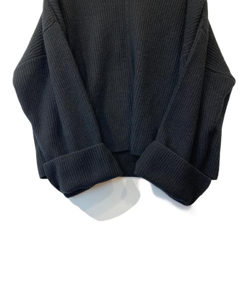 MACPHEE（マカフィー）MACPHEE (マカフィー) NZ LAMBS 9G 2-wayプルオーバー　12-02-44-02206 ブラック サイズ:Sの古着・服飾アイテム