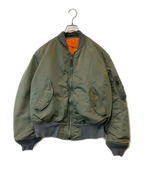 ALPHA（アルファ）ALPHA (アルファ) MA-1ジャケット　0615-00-573-8335 カーキ サイズ:Mの古着・服飾アイテム