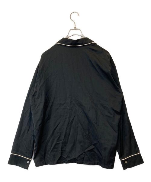 UNUSED（アンユーズド）UNUSED (アンユーズド) PIPING SHIRTS JACKET　US1582 ブラック サイズ:3の古着・服飾アイテム