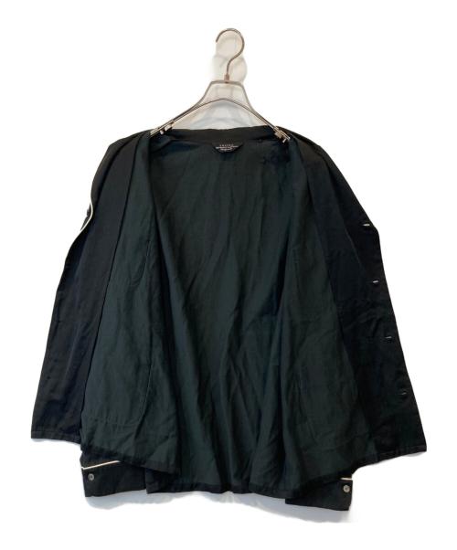 UNUSED（アンユーズド）UNUSED (アンユーズド) PIPING SHIRTS JACKET　US1582 ブラック サイズ:3の古着・服飾アイテム