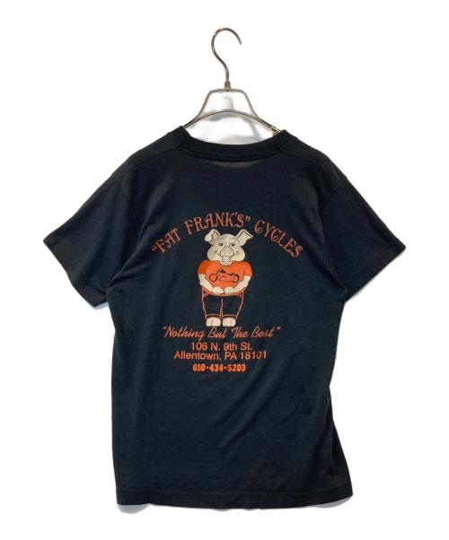 不明（フメイ）不明 (フメイ) プリントTシャツ ブラック サイズ:不明の古着・服飾アイテム