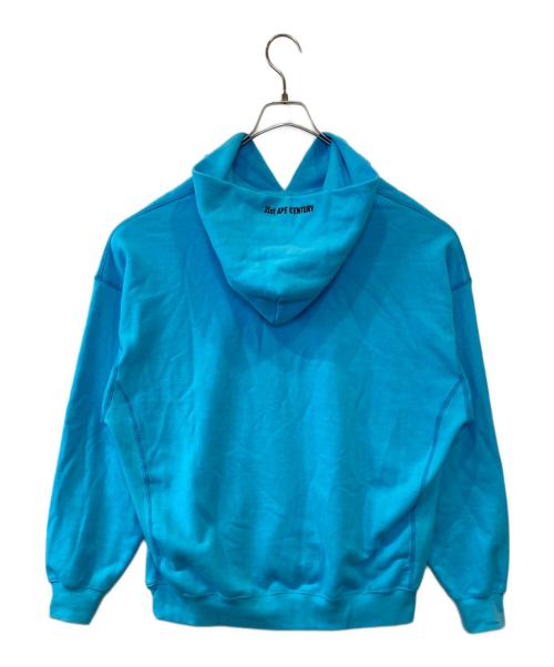 A BATHING APE（ア ベイシング エイプ）A BATHING APE (ア ベイシング エイプ) 刺繍パーカー　001PPJ302001L ブルー サイズ:Sの古着・服飾アイテム