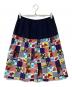 tricot COMME des GARCONS（トリココムデギャルソン）の古着「花柄切替スカート　TQ-S017」｜ネイビー
