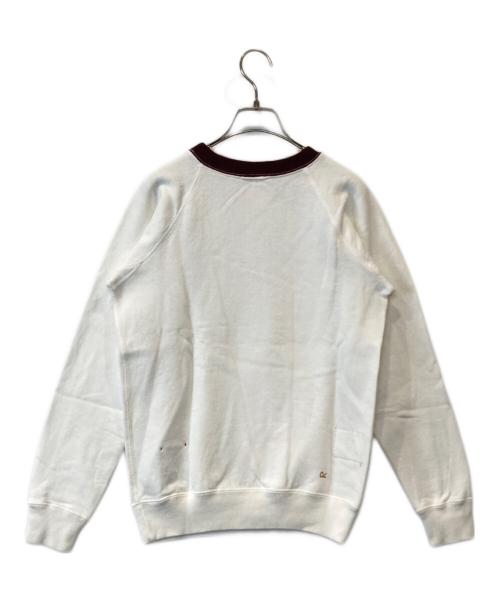 45R（フォーティファイブ・アール）45R (フォーティファイブ・アール) プロパティロゴプリント裏毛の908スウェット（クレリック） 51170544 ホワイト サイズ:FREEの古着・服飾アイテム