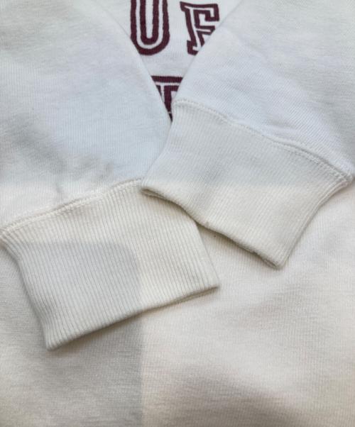 45R（フォーティファイブ・アール）45R (フォーティファイブ・アール) プロパティロゴプリント裏毛の908スウェット（クレリック） 51170544 ホワイト サイズ:FREEの古着・服飾アイテム