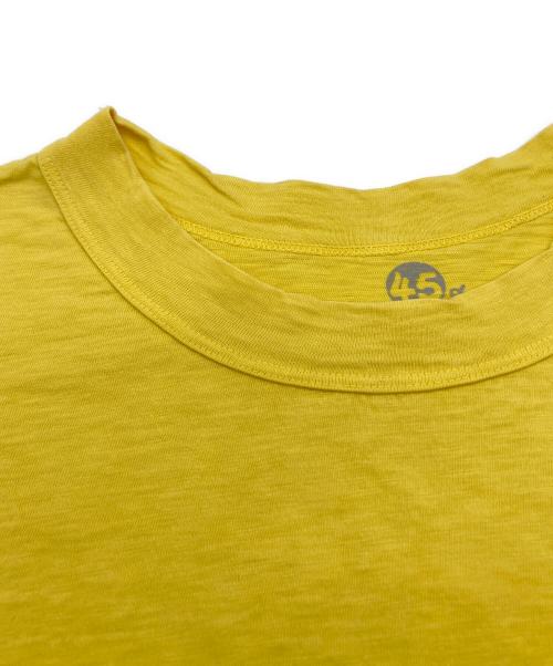 45R（フォーティファイブ・アール）45R (フォーティファイブ・アール) コットンカットソー イエロー サイズ:2の古着・服飾アイテム