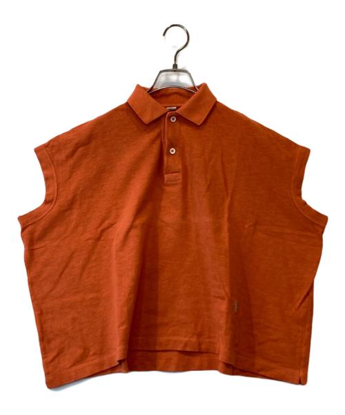 45R（フォーティファイブ・アール）45R (フォーティファイブ・アール) ジンバカノコの33色馬ポロ 50471381 オレンジ サイズ:FREEの古着・服飾アイテム
