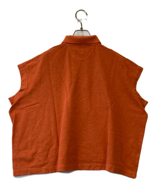 45R（フォーティファイブ・アール）45R (フォーティファイブ・アール) ジンバカノコの33色馬ポロ 50471381 オレンジ サイズ:FREEの古着・服飾アイテム
