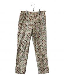 45R（フォーティファイブ・アール）の古着「花柄スリムパンツ 5046095」｜ベージュ