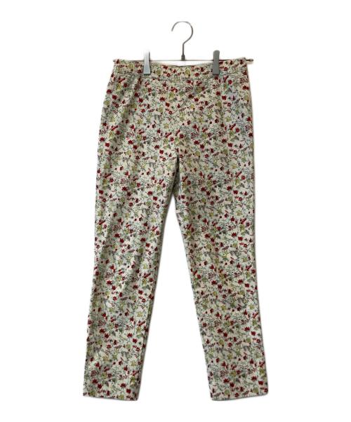 45R（フォーティファイブ・アール）45R (フォーティファイブ・アール) 花柄スリムパンツ 5046095 ベージュ サイズ:1の古着・服飾アイテム