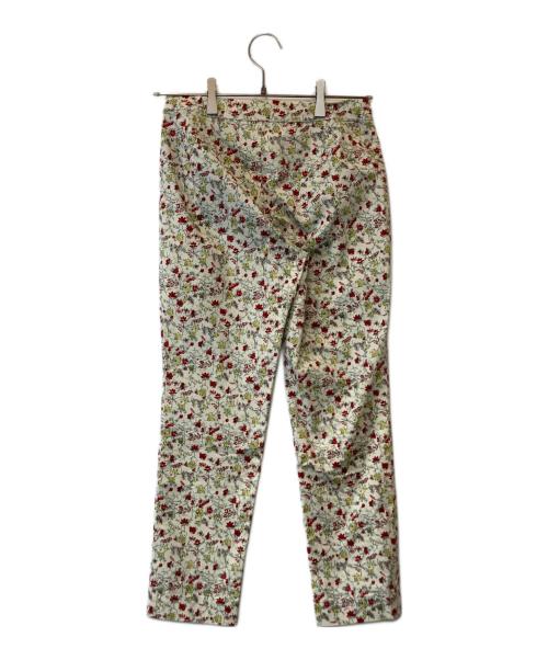 45R（フォーティファイブ・アール）45R (フォーティファイブ・アール) 花柄スリムパンツ 5046095 ベージュ サイズ:1の古着・服飾アイテム