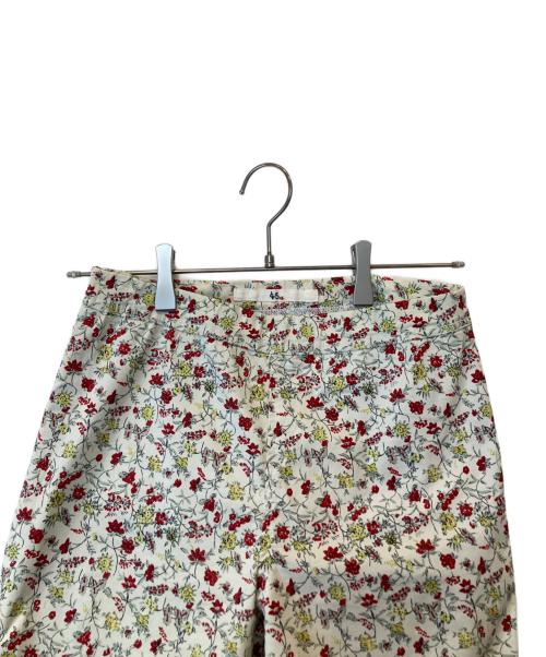 45R（フォーティファイブ・アール）45R (フォーティファイブ・アール) 花柄スリムパンツ 5046095 ベージュ サイズ:1の古着・服飾アイテム