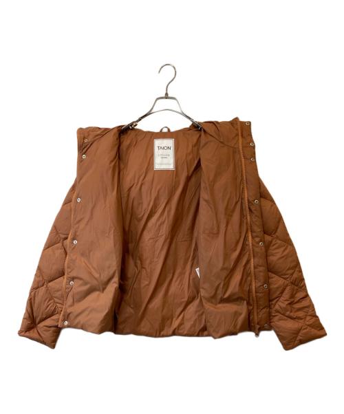 TAION（タイオン）TAION (タイオン) ダウンジャケット ブラウン サイズ:Sの古着・服飾アイテム