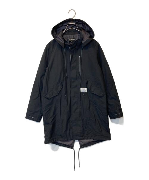 ROUGH AND RUGGED（ラフアンドラゲッド）ROUGH AND RUGGED (ラフアンドラゲッド) モッズコート ブラック サイズ:2の古着・服飾アイテム